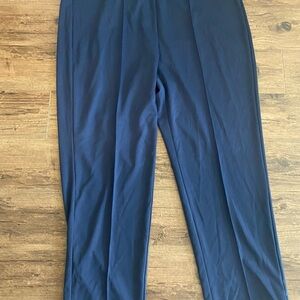 Women Navy Blue Pants Size 3X straight leg